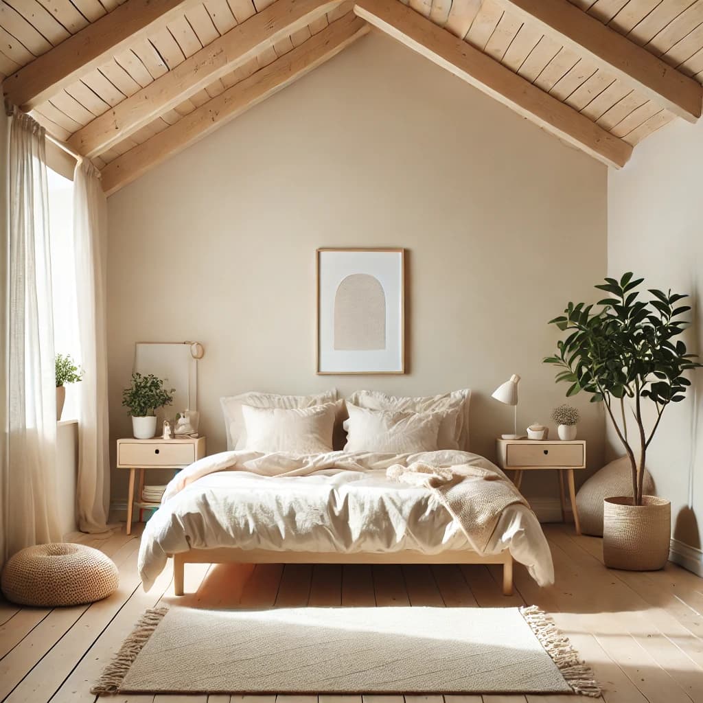 Chambre premium d'un bien géré en location courte durée